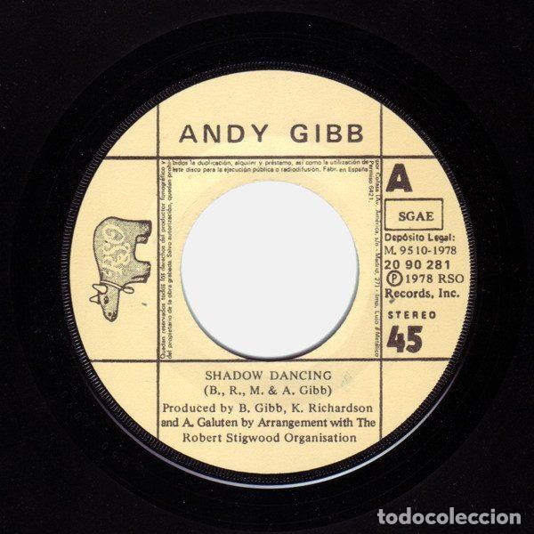 Discos de vinilo: Andy Gibb &ndash; Shadow Dancing (Vinyl, RSO 20 90 281) - Foto 3