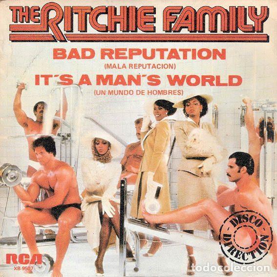 Vinyl records: The Ritchie Family &ndash; Bad Reputation / It's A Man's World (Vinyl, RCA XB-9507)