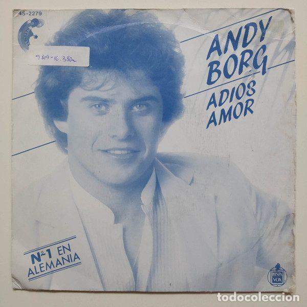 Vinyl records: Andy Borg &ndash; Adios Amor (Vinyl, Papagayo 45-2279)