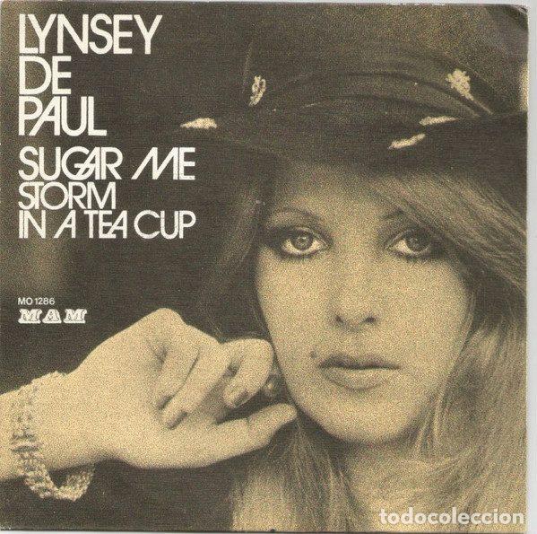 Vinyl records: Lynsey De Paul &ndash; Sugar Me / Storm In A Teacup (Vinyl, MAM MO 1286)