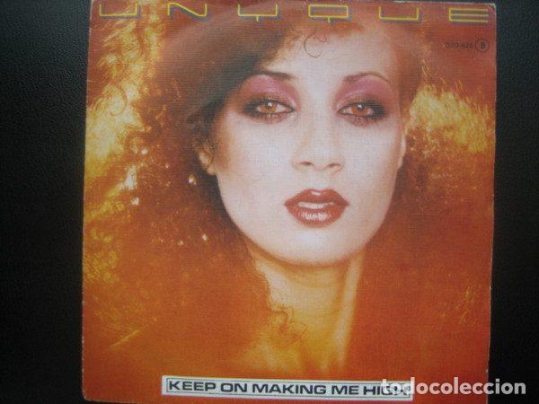 Vinyl records: Unyque &ndash; Keep On Making Me High (Vinyl, DJM Records DJO-626)