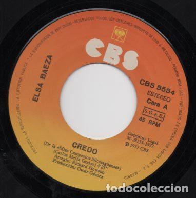 Discos de vinilo: Elsa Baeza &ndash; Credo (Vinyl, CBS CBS 5554) - Foto 4