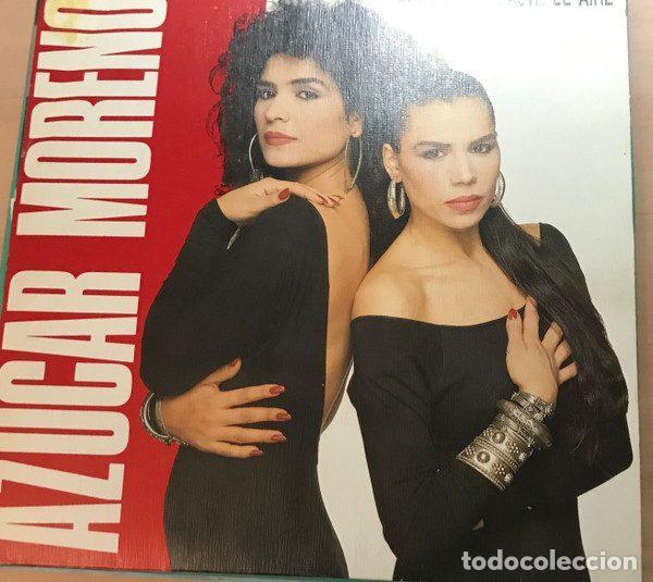 Vinyl records: Azucar Moreno &ndash; Aunque Me Falte El Aire (Vinyl, Epic EPC 651436 7)