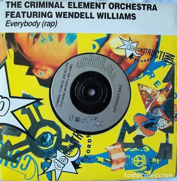 Disques de vinyle: The Criminal Element Orchestra Featuring Wendell Williams &ndash; Everybody (Rap) (Vinyl,...