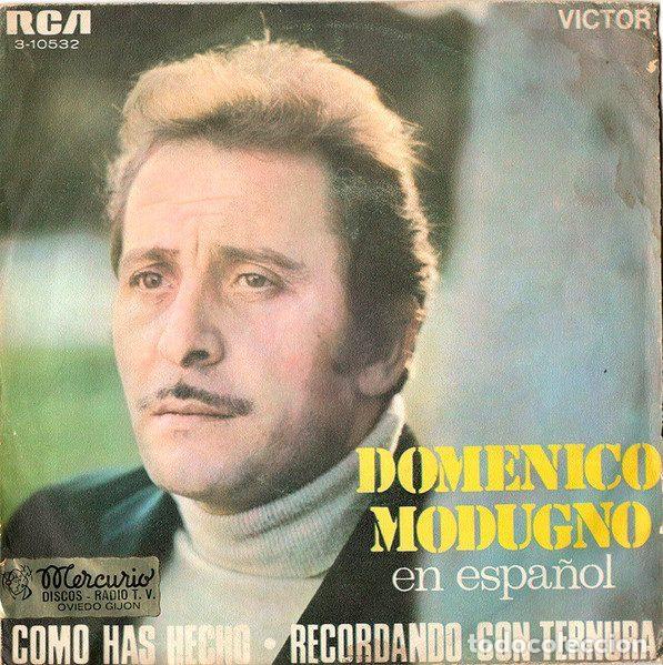 Vinyl-Schallplatten: Domenico Modugno &ndash; Como Has Hecho / Recordando Con Ternura (En Espa&ntilde;ol) (Vinyl, RCA Victor 3-10532)