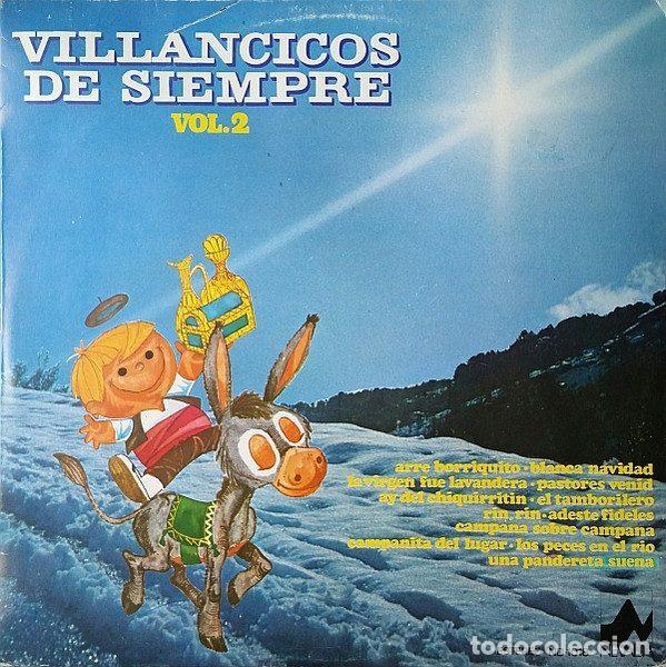Discos de vinilo: Coral Voces Blancas &ndash; Villancicos De Siempre Vol.2 (Vinyl, Nevada ND-1018)