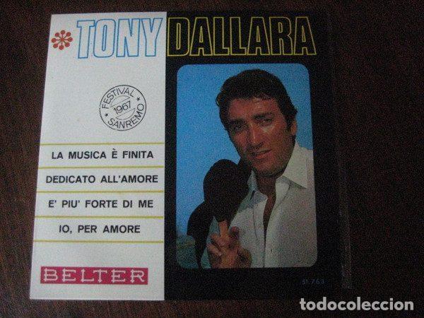 Disques de vinyle: Tony Dallara &ndash; La Musica E Finita (Vinyl, Belter 51.763)