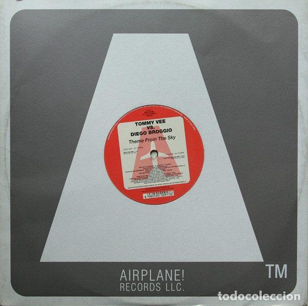 Vinyl records: Tommy Vee Vs. Diego Broggio &ndash; Theme From The Sky (Vinyl, Airplane! Records ARP 21165)