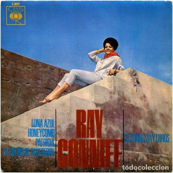 Vinyl records: Ray Conniff Su Orquesta Y Coros &ndash; Luna Azul (Vinyl, CBS 5.802)