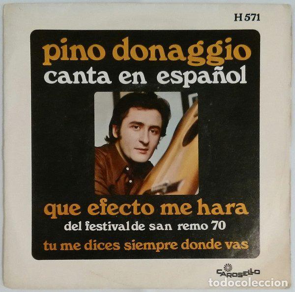 Discos de vinil: Pino Donaggio &ndash; Que Efecto Me Hara (Vinyl, Carosello H 571)