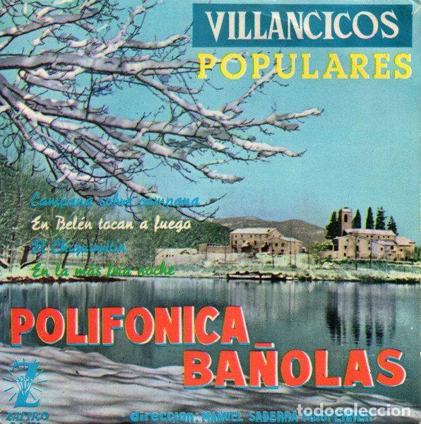 Disques de vinyle: Polif&oacute;nica de Ba&ntilde;olas &ndash; Villancicos Populares (Vinyl, Zafiro Z-E 483)