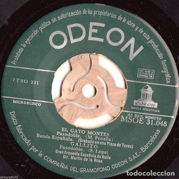 Discos de vinilo: Various &ndash; Pasodobles (Vinyl, Odeon MSOE 31.048) - Foto 3