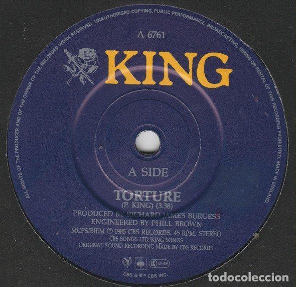 Discos de vinilo: King &ndash; Torture (Vinyl, CBS A 6761) - Foto 3