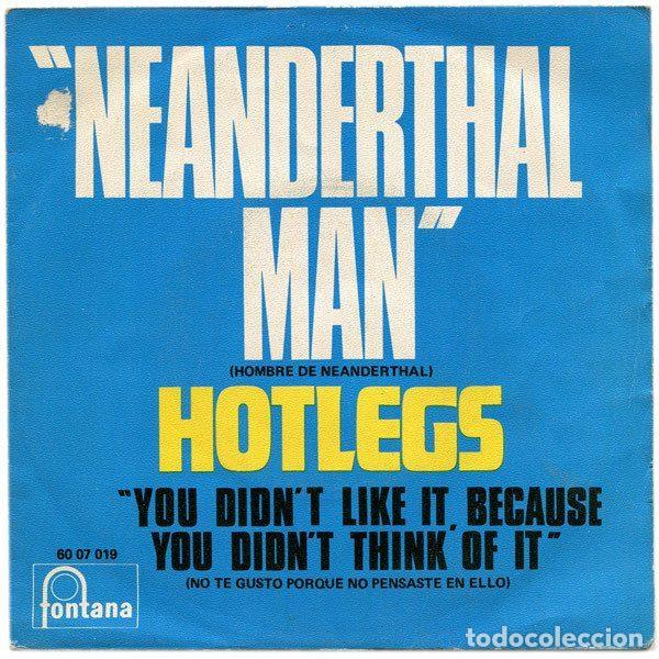Vinyl records: Hotlegs &ndash; Neanderthal Man (Hombre De Neanderthal) (Vinyl, Fontana 60 07 019)