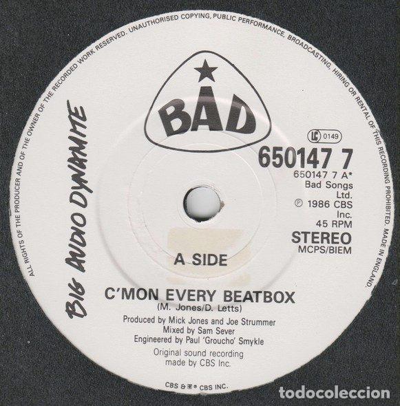 Discos de vinilo: BAD &ndash; Cmon Every Beatbox (Vinyl, CBS 650147 7) - Foto 3
