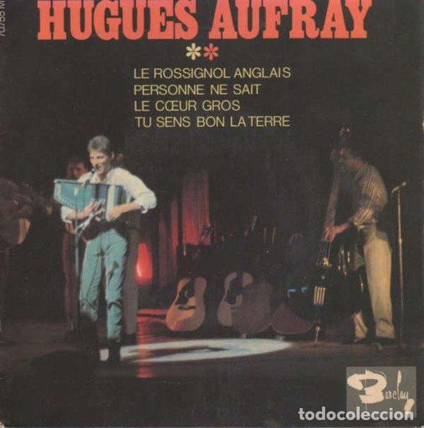 Disques de vinyle: Hugues Aufray Et Son Skiffle Group &ndash; Le Rossignol Anglais (Vinyl, Barclay 70.755)