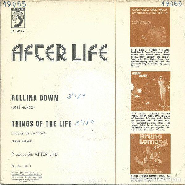 Discos de vinilo: After Life &ndash; Rolling Down (Vinyl, Discophon S-5277) - Foto 2