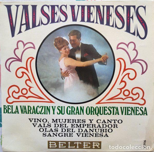 Disques de vinyle: Bela Varaczin Y Su Gran Orquesta Vienesa &ndash; Valses Vieneses (Vinyl, Belter 51.916)
