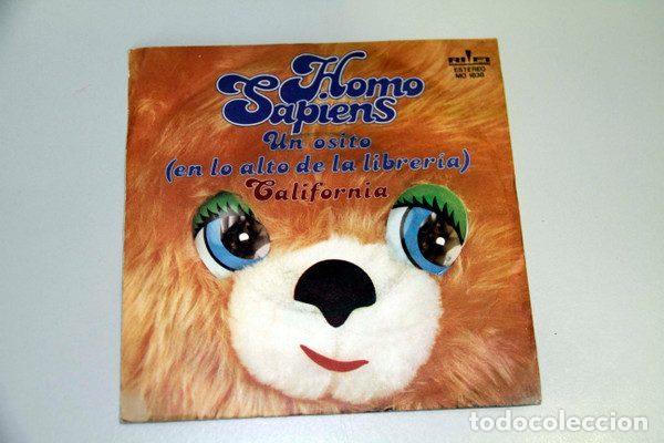 Vinyl records: Homo Sapiens &ndash; Un Osito (En Lo Alto De La Librer&iacute;a) / California (Vinyl, Rifi MO 1838)
