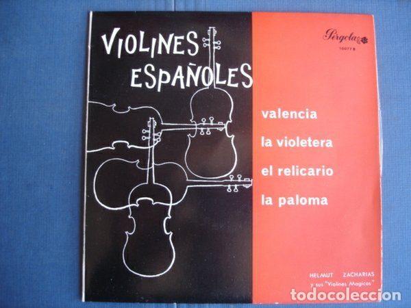 Disques de vinyle: Helmut Zacharias Y Sus Violines M&aacute;gicos &ndash; Violines Espa&ntilde;oles (Vinyl, Pergola 10077 B)