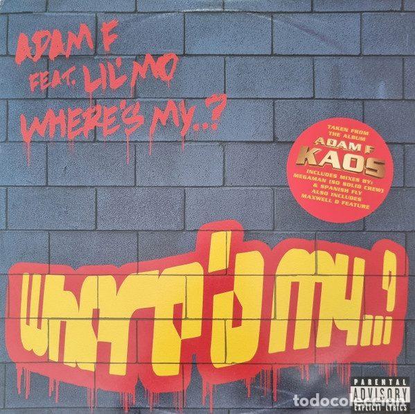 Vinyl records: Adam F Feat. Lil' Mo &ndash; Where's My..? (Vinyl, Chrysalis 7243 5 50423 6 1)