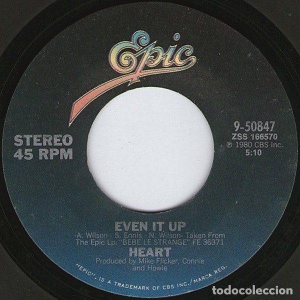 Disques de vinyle: Heart &ndash; Even It Up (Vinyl, Epic 9-50847)