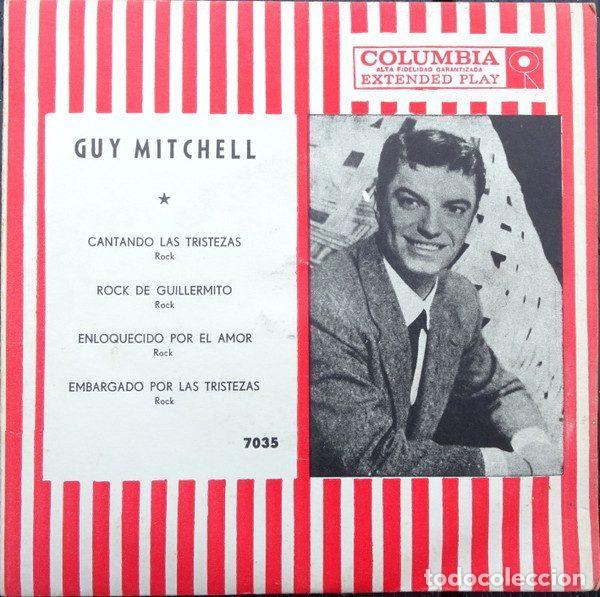 Discos de vinil: Guy Mitchell &ndash; Cantando Las Tristezas (Vinyl, Columbia 7035)