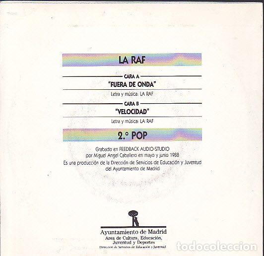 Disques de vinyle: La RAF &ndash; Fuera De Onda (Vinyl, Velero FBK-PR-2)