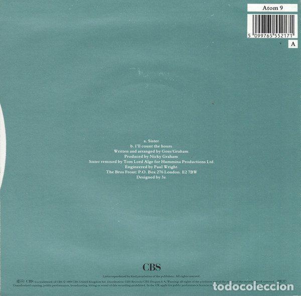 Discos de vinilo: Bros &ndash; Sister (Vinyl, CBS Atom 9) - Foto 2