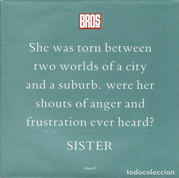 Discos de vinilo: Bros &ndash; Sister (Vinyl, CBS Atom 9) - Foto 1