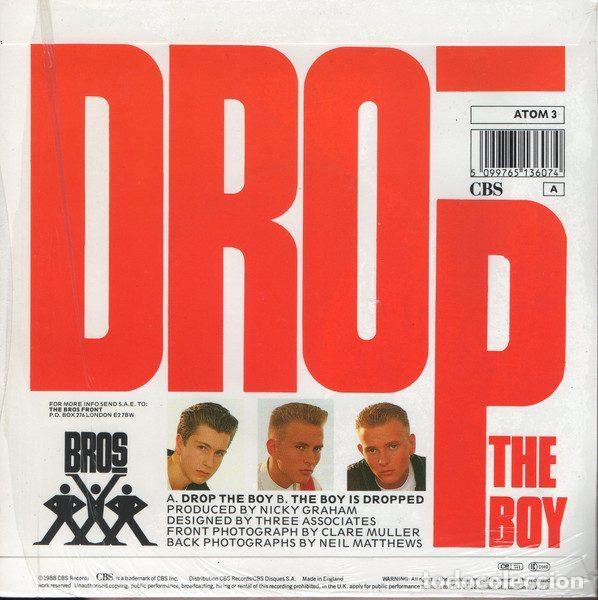 Discos de vinilo: Bros &ndash; Drop The Boy (Vinyl, CBS ATOM 3) - Foto 2