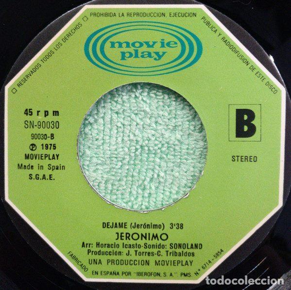 Discos de vinilo: Jer&oacute;nimo &ndash; Matilde (Vinyl, Movieplay SN&middot;90030) - Foto 4