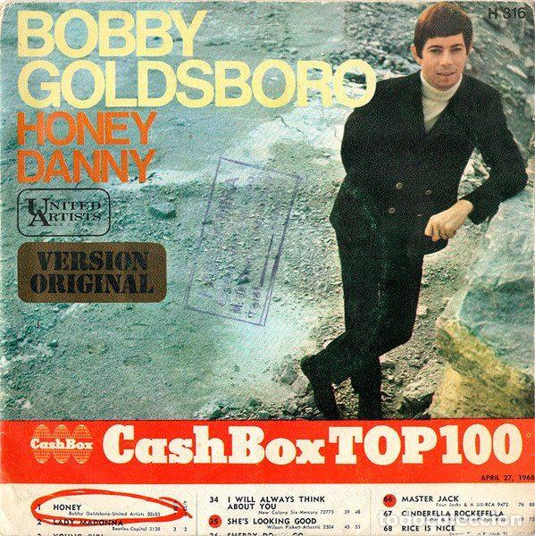 Vinyl records: Bobby Goldsboro &ndash; Honey / Danny (Vinyl, United Artists Records H - 316)