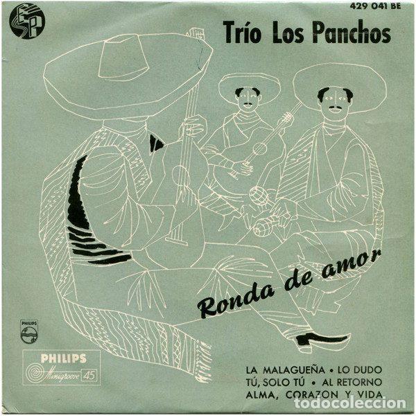 Disques de vinyle: Tr&iacute;o Los Panchos &ndash; Ronda De Amor (Vinyl, Philips 429 041 BE)
