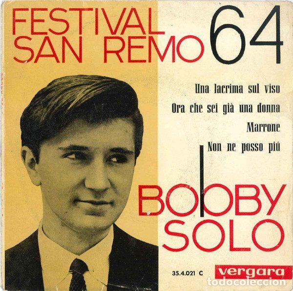 Discos de vinil: Bobby Solo &ndash; Festival San Remo 64 (Vinyl, Vergara 35.4.021 C)