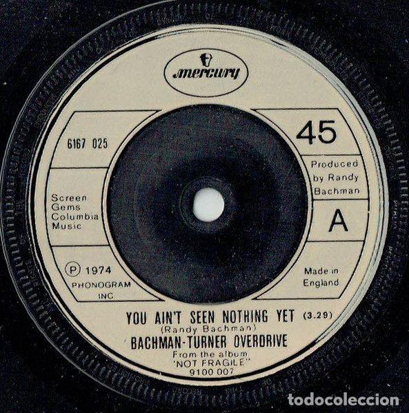 Discos de vinil: Bachman-Turner Overdrive &ndash; You Ain't Seen Nothing Yet (Vinyl, Mercury 6167 025)