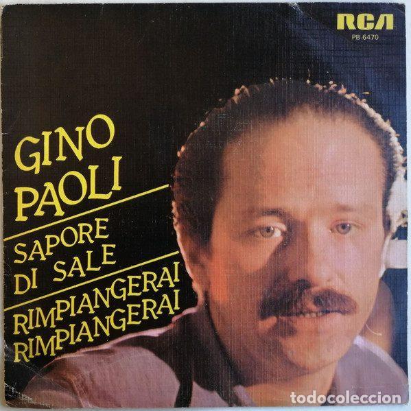 Discos de vinil: Gino Paoli &ndash; Sapore Di Sale (Vinyl, RCA PB-6470)