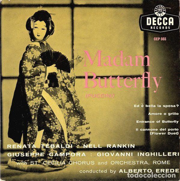 Vinyl records: Puccini / Renata Tebaldi : Nell Rankin : Giuseppe Campora : Giovanni Inghilleri &ndash; Madam...