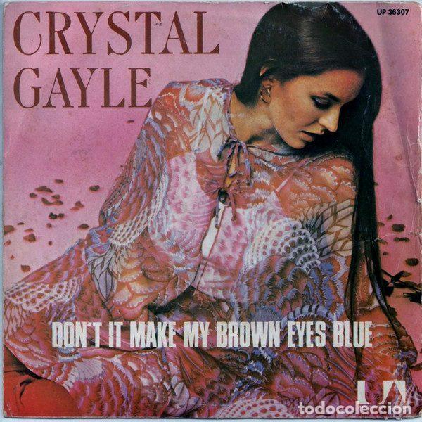 Discos de vinilo: Crystal Gayle &ndash; Don't It Make My Brown Eyes Blue (Vinyl, United Artists Records UP 36307)