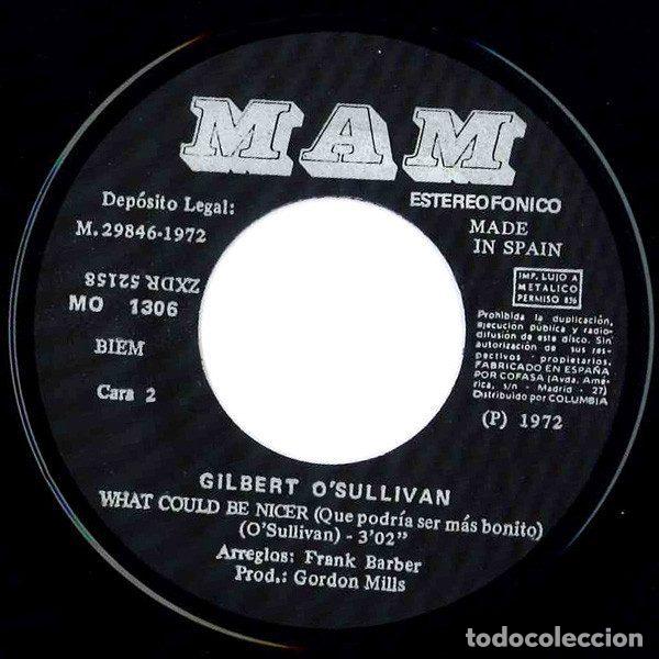 Discos de vinilo: Gilbert OSullivan &ndash; Clair (Vinyl, MAM MO 1306) - Foto 4