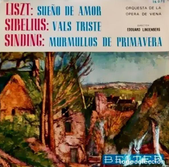Disques de vinyle: Liszt, Sinding, Sibelius, Orquesta De La Opera De Viena &ndash; Sue&ntilde;o De Amor (Vinyl, Belter 16.078)