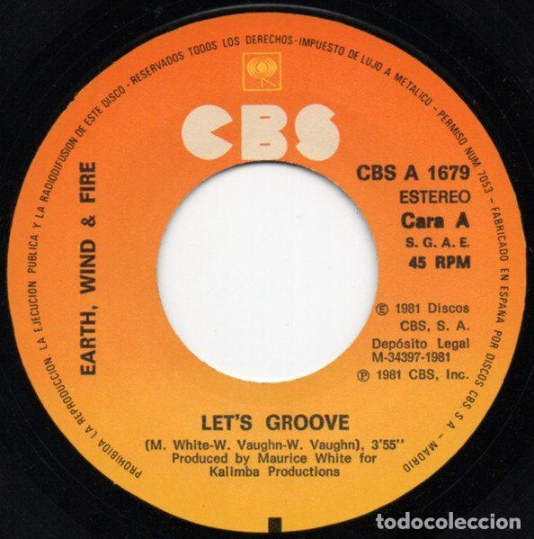 Discos de vinilo: Earth, Wind & Fire &ndash; Vamos A Vacilar (Vinyl, CBS CBS A 1679) - Foto 3
