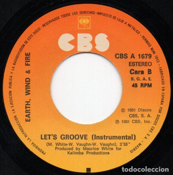 Discos de vinilo: Earth, Wind & Fire &ndash; Vamos A Vacilar (Vinyl, CBS CBS A 1679) - Foto 4