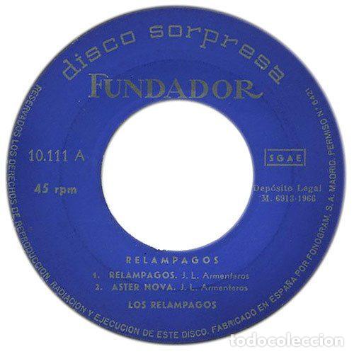 Dischi in vinile: Los Relampagos &ndash; Rel&aacute;mpagos (Vinyl, Disco Sorpresa Fundador 10.111)