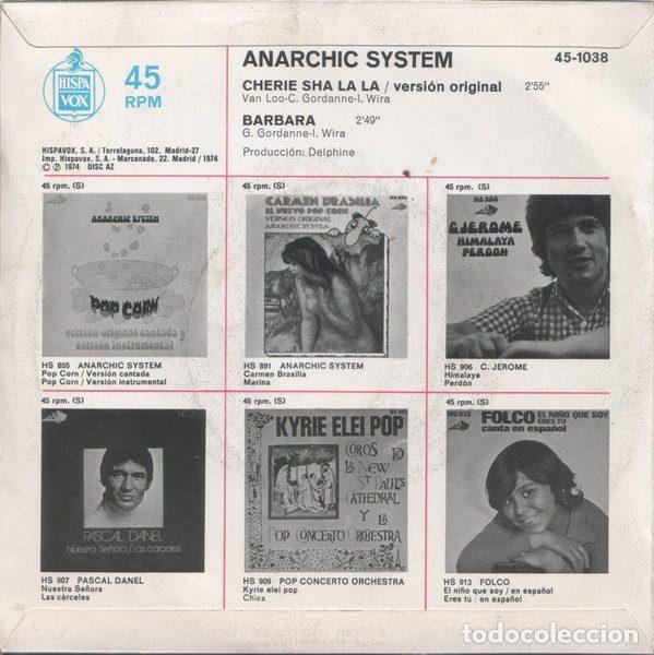 Discos de vinilo: Anarchic System &ndash; Cherie Sha La La (Vinyl, DiscAz 45-1038) - Foto 2