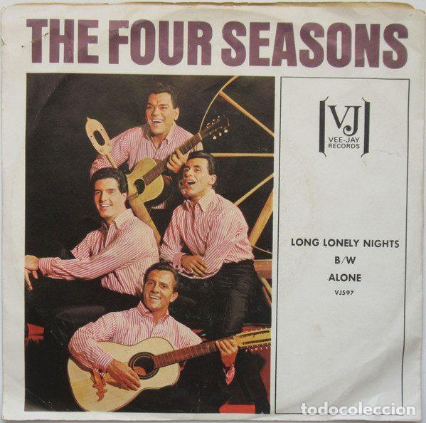Vinyl-Schallplatten: The Four Seasons &ndash; Long Lonely Nights (Vinyl, Vee Jay Records VJ597)