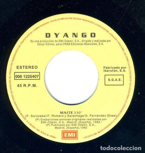 Discos de vinilo: Dyango &ndash; Maite (Vinyl, EMI 006 1225407) - Foto 4