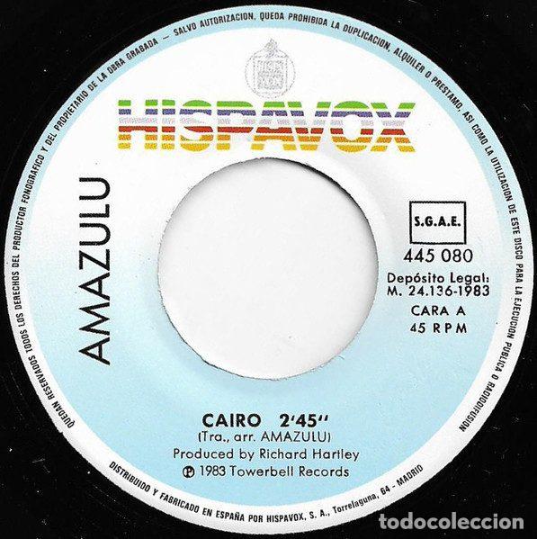 Discos de vinilo: Amazulu &ndash; Cairo (Vinyl, Hispavox 445 080) - Foto 3