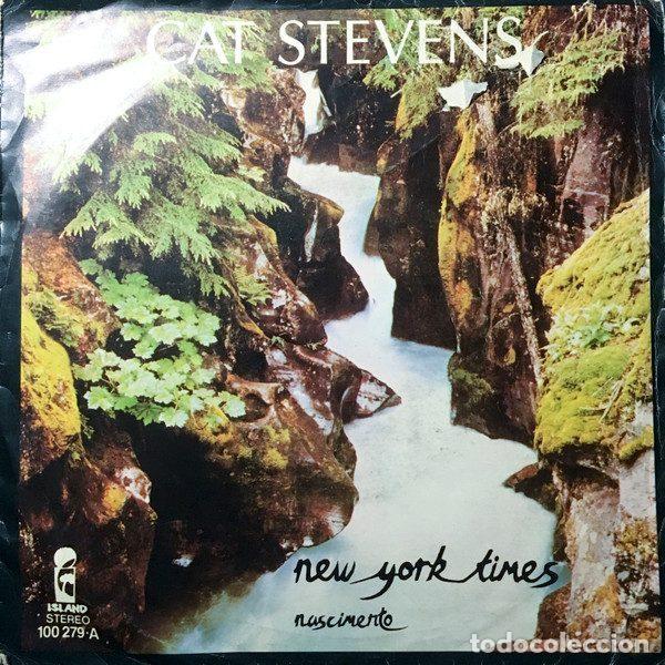Discos de vinilo: Cat Stevens &ndash; New-York Times / Nascimento (Vinyl, Island Records 100.279)