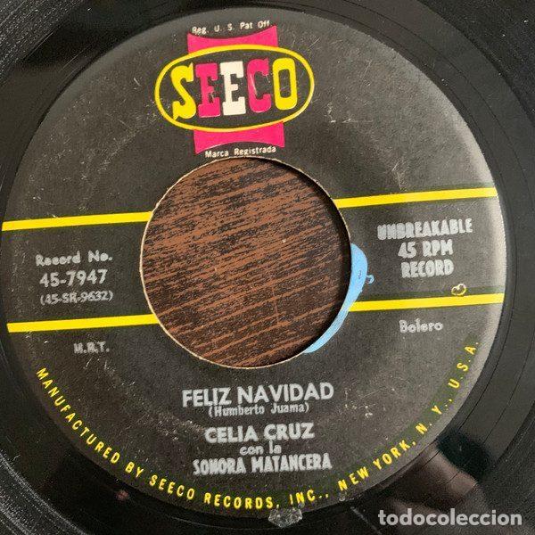 Dischi in vinile: Celia Cruz Con La Sonora Matancera &ndash; Feliz Navidad / El Cha Cha Cha De La Navidad (Vinyl, Seeco...